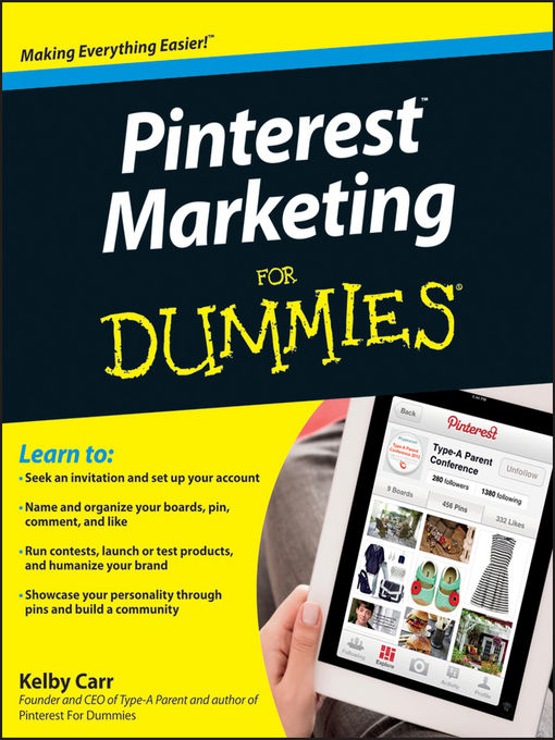 Title details for Pinterest Marketing For Dummies by Kelby Carr - Available